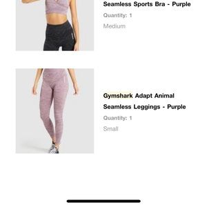 Gymshark adapt seamless leggings